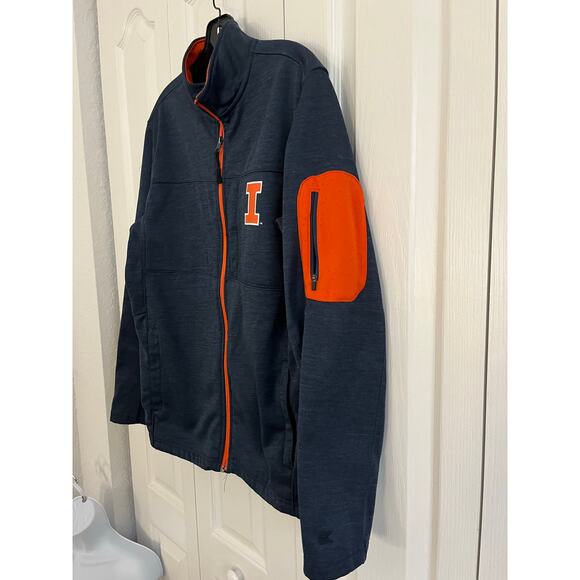 Colosseum Illinois Fighting Illini Stadium Jacket Size S - Picture 3 of 16